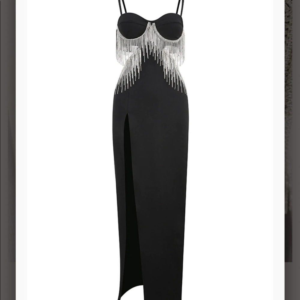 STRASSA Tassel Maxi Dress by Zcrave